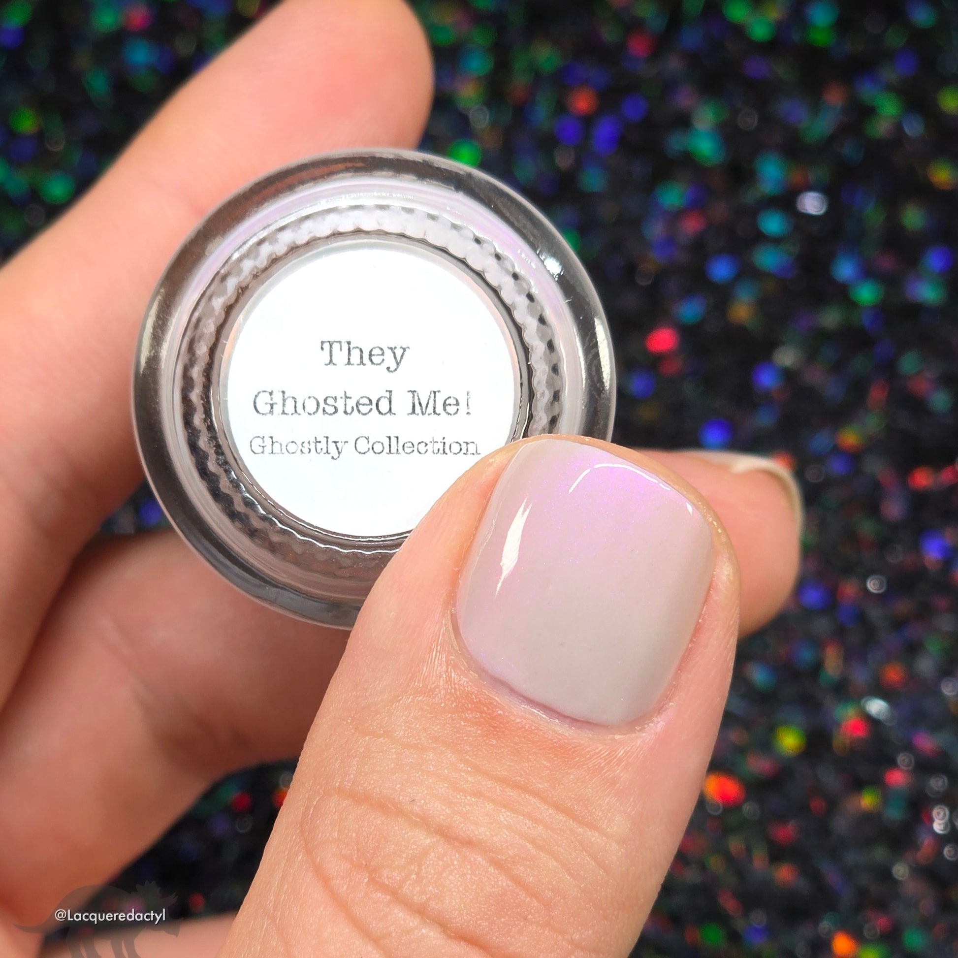 They Ghosted Me! - Taupe Nail Polish - Shimmer Nail Polish - Ghostly Collection - Halloween 2025 - Dam Nail Polish