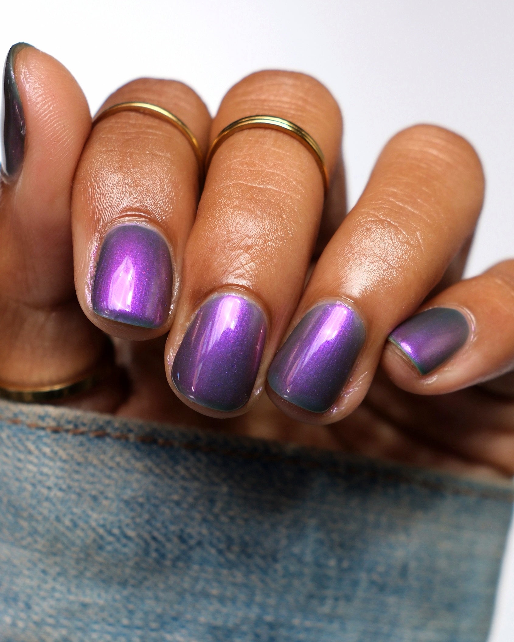 Don't Be Ghoulish - Gray Nail Polish - Shimmer Nail Polish - Ghostly C