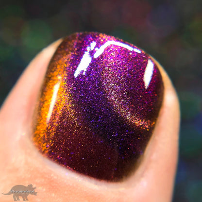 BLOODY MARY x3 - Black Nail Polish - Magnetic Nail Polish - Shimmer Nail Polish - Ghostly Collection - Halloween 2025 - Dam Nail Polish