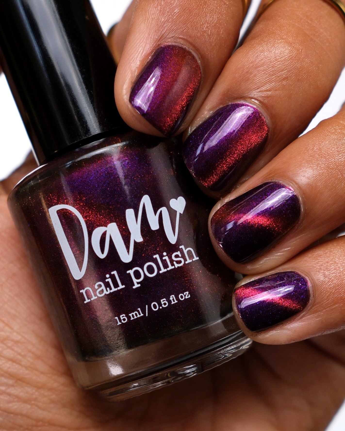 BLOODY MARY x3 - Black Nail Polish - Magnetic Nail Polish - Shimmer Nail Polish - Ghostly Collection - Halloween 2025