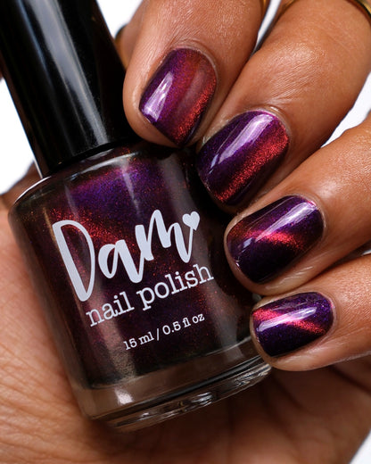 BLOODY MARY x3 - Black Nail Polish - Magnetic Nail Polish - Shimmer Nail Polish - Ghostly Collection - Halloween 2025