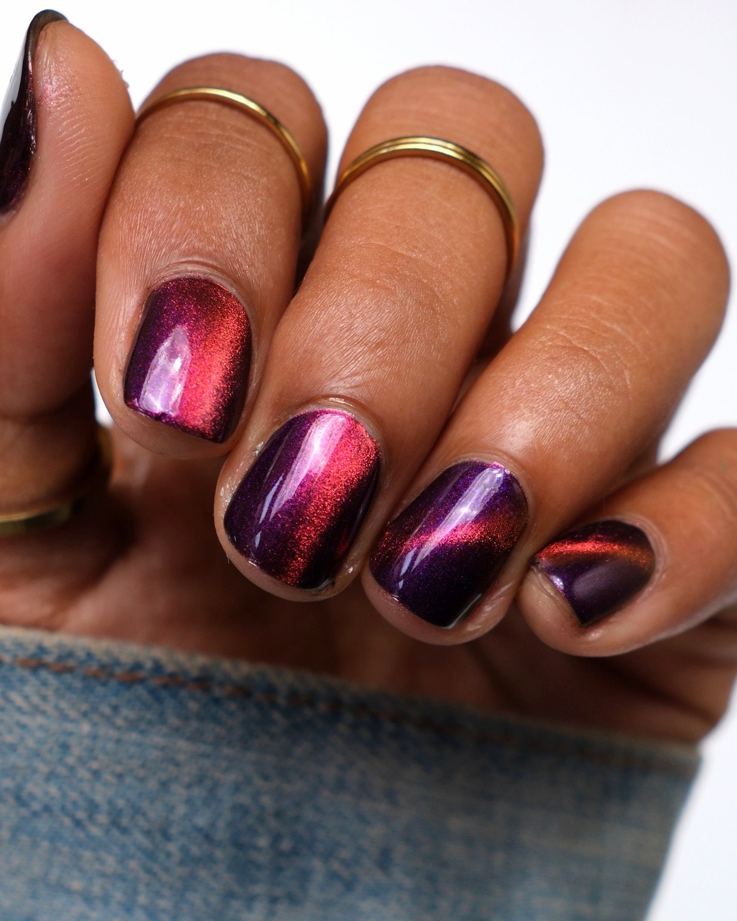 BLOODY MARY x3 - Black Nail Polish - Magnetic Nail Polish - Shimmer Nail Polish - Ghostly Collection - Halloween 2025