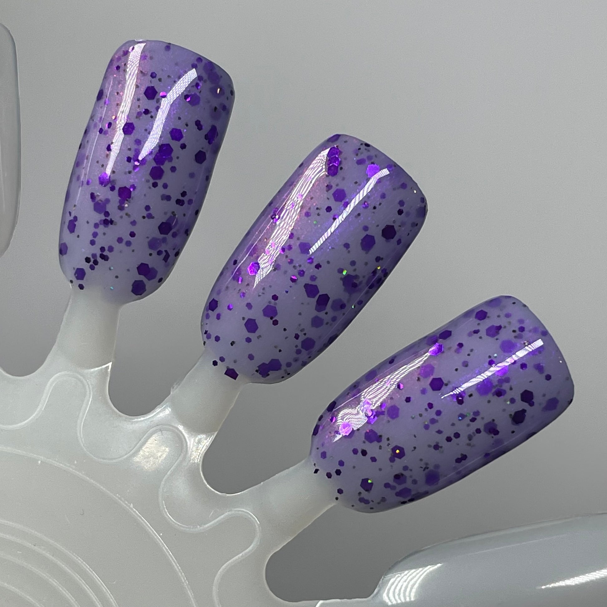 Taro Tea Wannabe - Light Purple Crelly - Glitter Nail Polish - Shimmer Nail Polish - Sweet Sips Collection - Dam Nail Polish