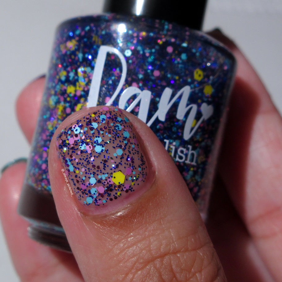 COMING SOON 10/9: Wish Upon a Moon - Blue Nail Polish - Topper Nail Polish - Keep Your Toppers On Facebook Group Exclusive 2026