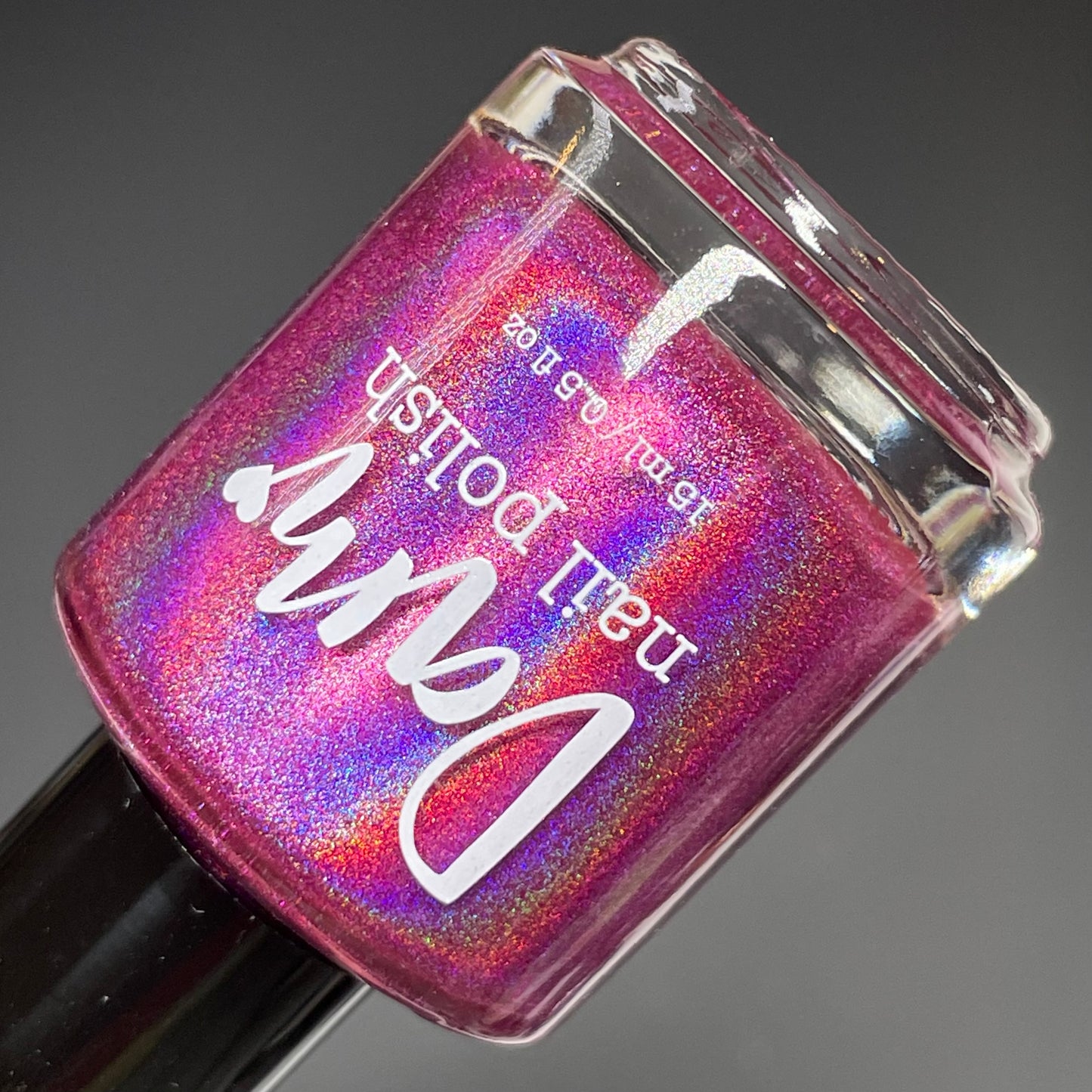 Wish Upon a Firefly - Purple Nail Polish - Linear Holographic Nail Polish - The Secret Fairy Garden - Dam Nail Polish