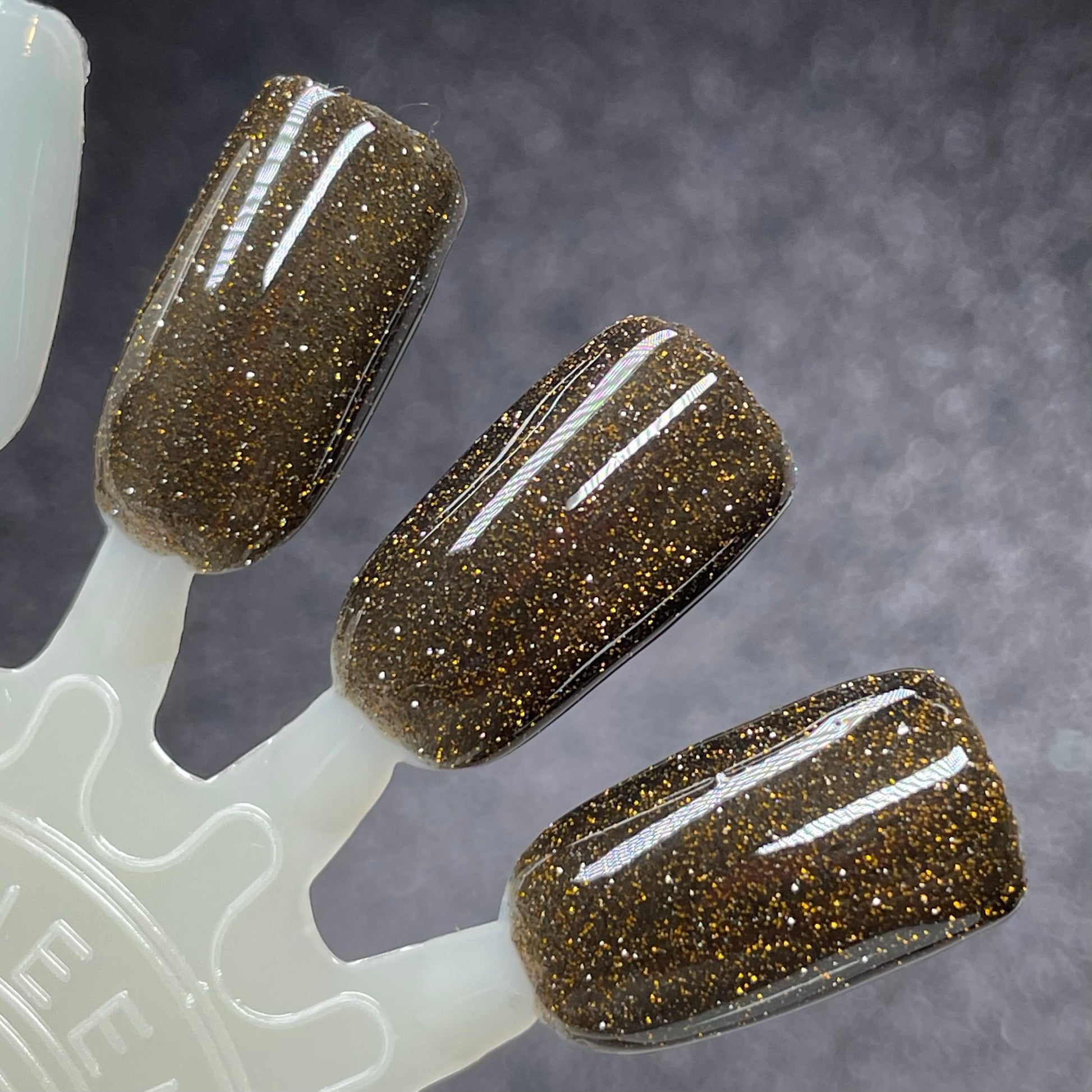 Drama Queen - Black Nail Polish - Reflective Nail Polish - Midwest Shiba Inu Rescue Charity Polish - Dam Nail Polish
