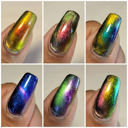 Into the Multiverse - Set of 6 Multichrome Magnetic Nail Polishes