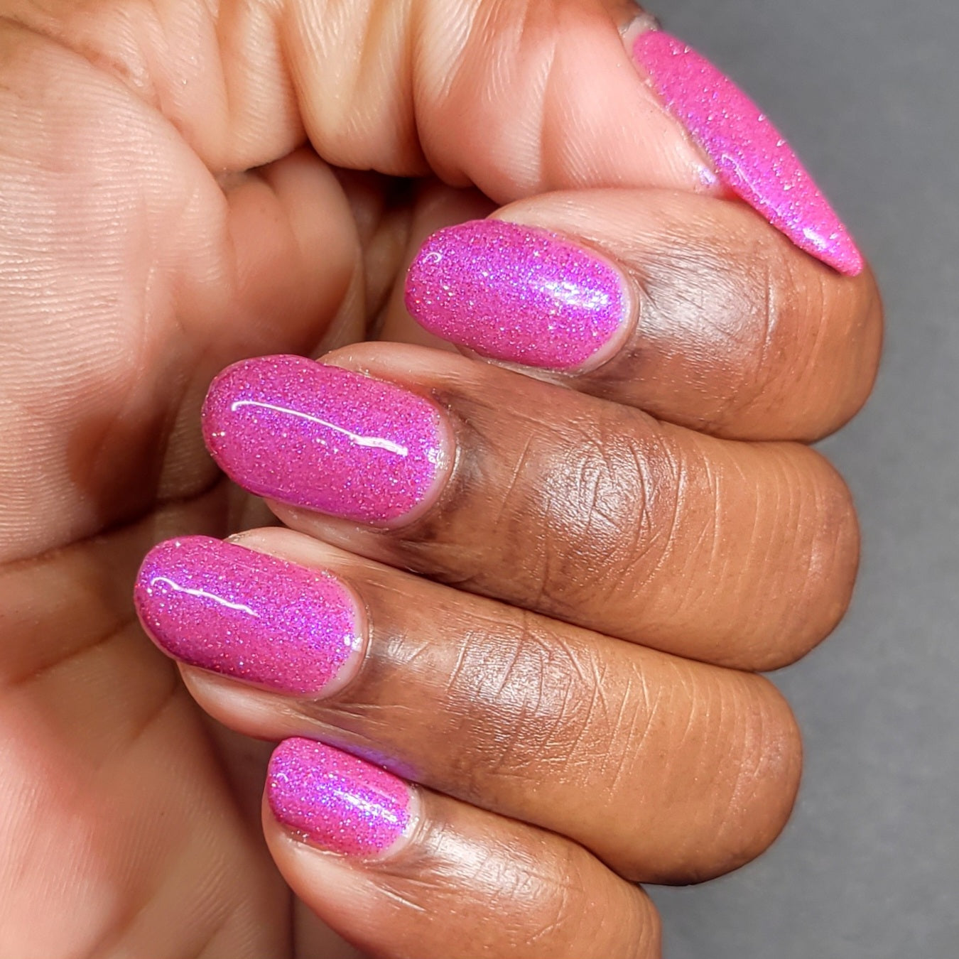 The Windy City - Pink Reflective Nail Polish - Glitter Nail Polish - PBE Exclusive - Dam Nail Polish
