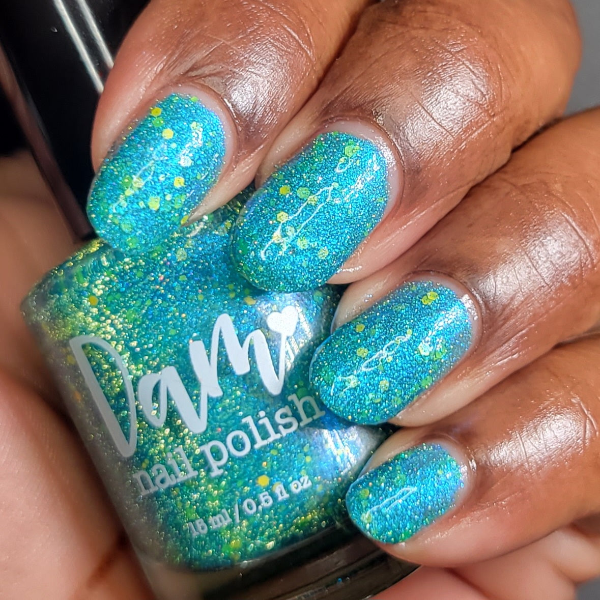 Naomi - Blue Reflective Nail Polish - Survivor Series - Dam Nail Polish