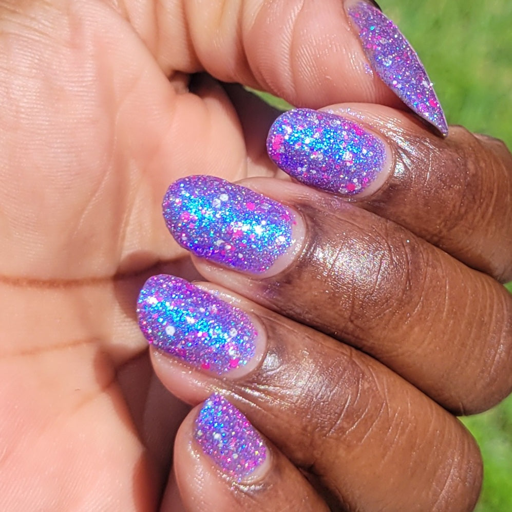 Veronica - Purple Reflective Nail Polish - Survivor Series