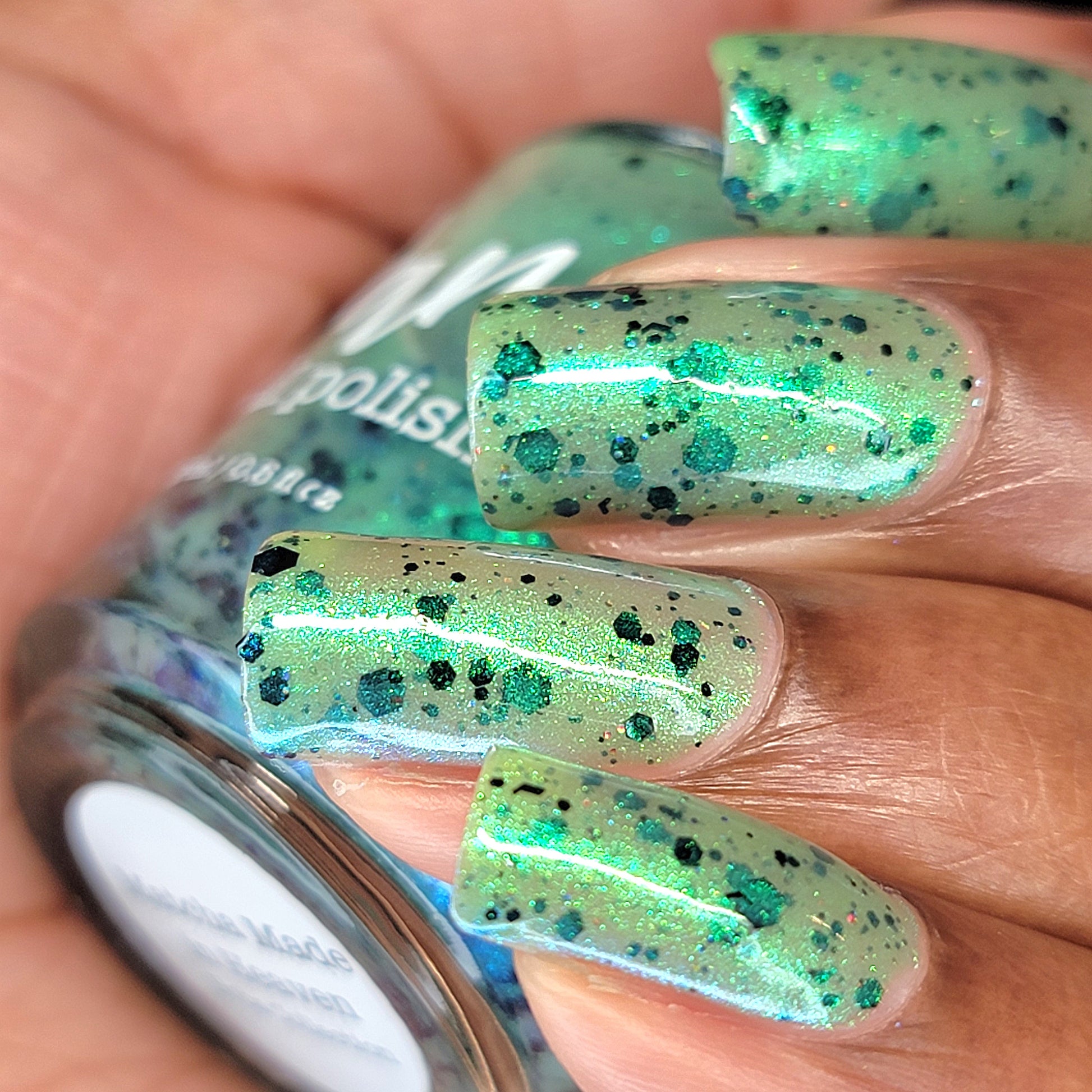 Matcha Made in Heaven - Light Green Crelly Nail Polish - Boba Collection - Dam Nail Polish