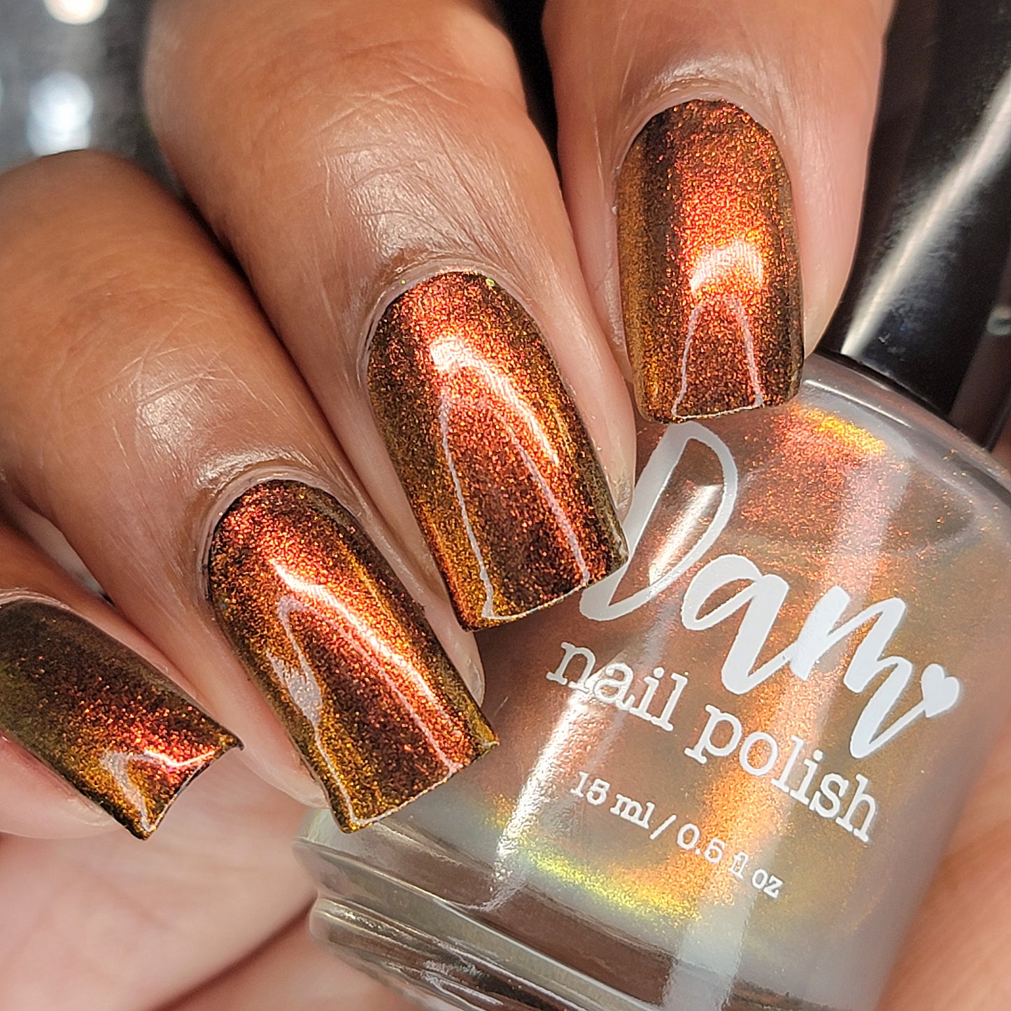 They See BB Rollin’ - Orange Shimmer Nail Polish - Trust the Shimmer Collection