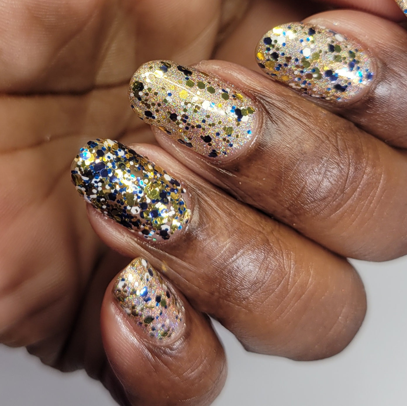 Kintsugi - Glitter Topper Nail Polish - Limited Edition Keep Your Toppers On Facebook Group Custom