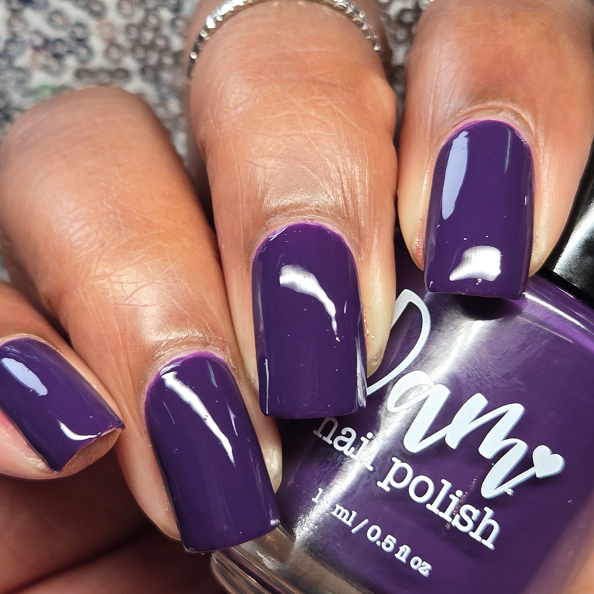 Big Eggplant Energy - Purple Nail Polish - Cream Nail Polish - Fall Nail Polish - Autumn Harvest Creams - Dam Nail Polish