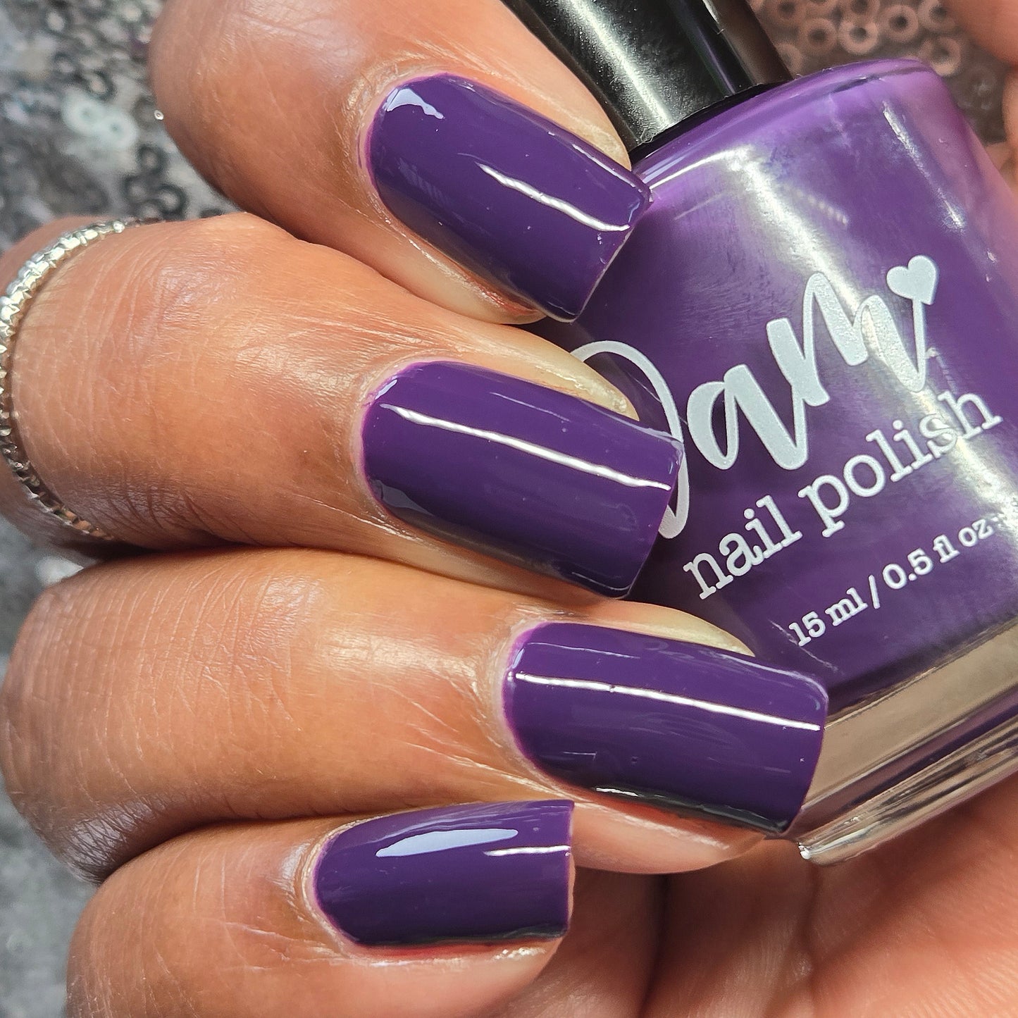 Big Eggplant Energy - Purple Nail Polish - Cream Nail Polish - Fall Nail Polish - Autumn Harvest Creams - Dam Nail Polish