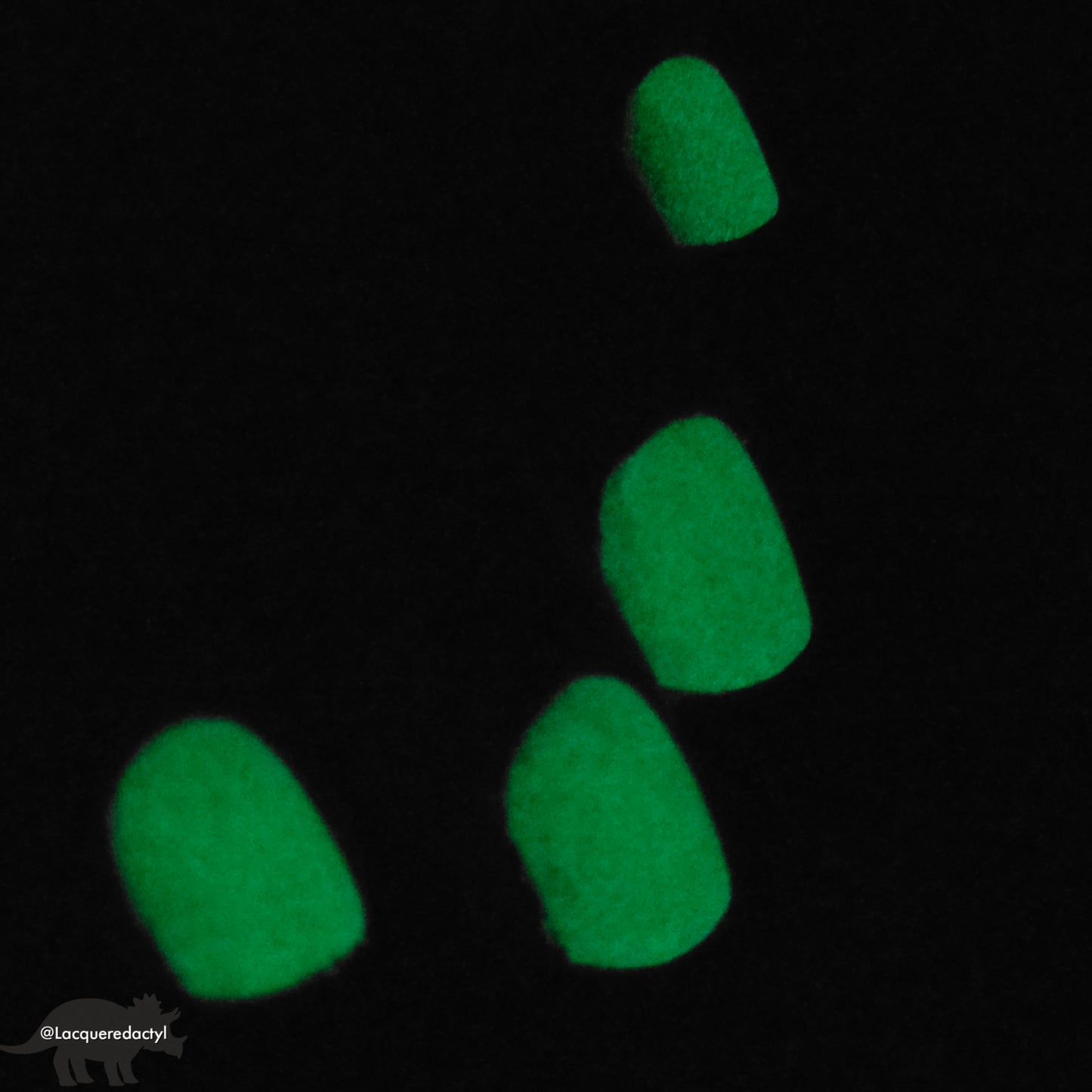 ** COMING SOON 11/1 NOON ET - Whatever This Is, Yes. - Green Shimmer Nail Polish - Glow in the Dark Nail Polish - Prugly Polish Pals Facebook Group Custom 2025