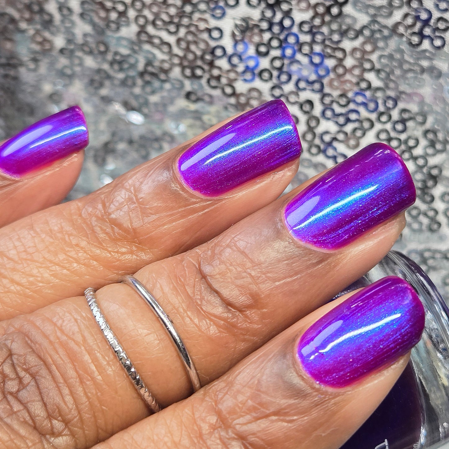 COMING SOON 5/15! Calm the F*ck Down - Purple Nail Polish - Shimmer Nail Polish - SHIMMAHS Facebook Custom 2026 - Dam Nail Polish