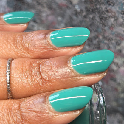 COMING SOON 10/9: Celestial Green - Green Nail Polish - Cream Nail Polish - Creme Connection Facebook Group Exclusive 2026