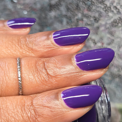 COMING SOON 10/9: Nightly Violet - Purple Nail Polish - Cream Nail Polish - Creme Connection Facebook Group Exclusive 2026