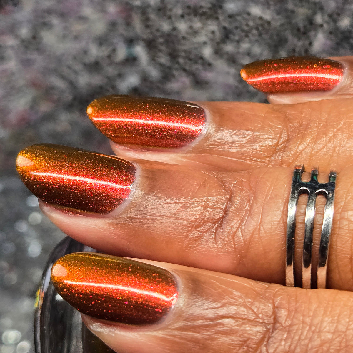 COMING SOON 10/9: Little Firefox - Brown Nail Polish - Shimmer Nail Polish - Pawsitively Polished Facebook Group Exclusive 2026
