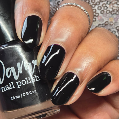 COMING SOON 10/9: Tolopea - Black Nail Polish - Cream Nail Polish - Creme Connection Facebook Group Exclusive 2026