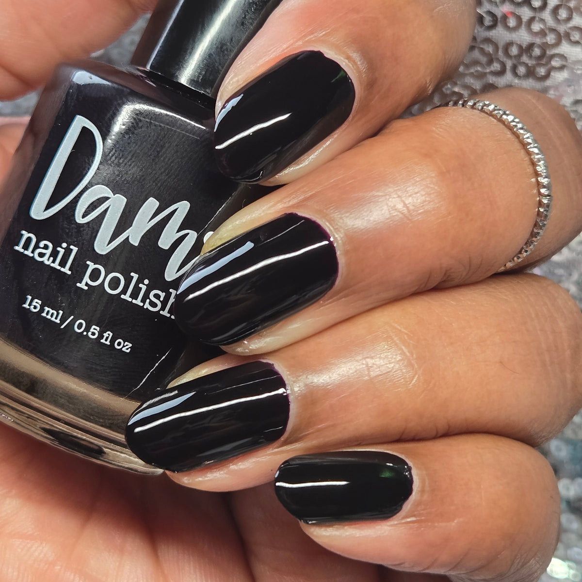 COMING SOON 10/9: Tolopea - Black Nail Polish - Cream Nail Polish - Creme Connection Facebook Group Exclusive 2026