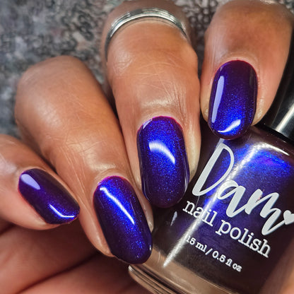 COMING SOON 10/9: Roses Are Red, Love Songs Are Blue - Red Nail Polish - Shimmer Nail Polish - Red Polish Society Facebook Group Exclusive 2026