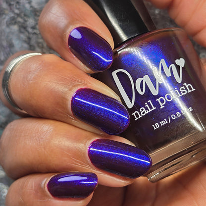 COMING SOON 10/9: Roses Are Red, Love Songs Are Blue - Red Nail Polish - Shimmer Nail Polish - Red Polish Society Facebook Group Exclusive 2026