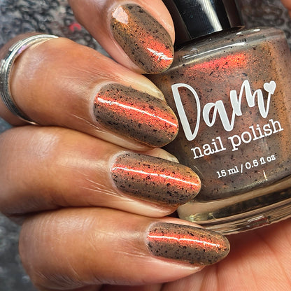 COMING SOON 10/9: Boo-kworm - Gray Nail Polish - Shimmer Nail Polish - Crelly Nail Polish - Falloween Polish Lovers Facebook Group Exclusive 2026