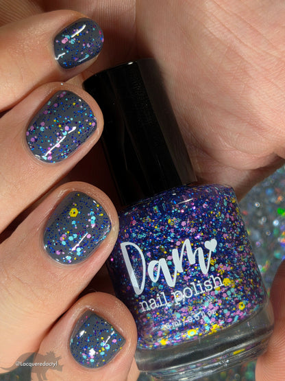 COMING SOON 10/9: Wish Upon a Moon - Blue Nail Polish - Topper Nail Polish - Keep Your Toppers On Facebook Group Exclusive 2026