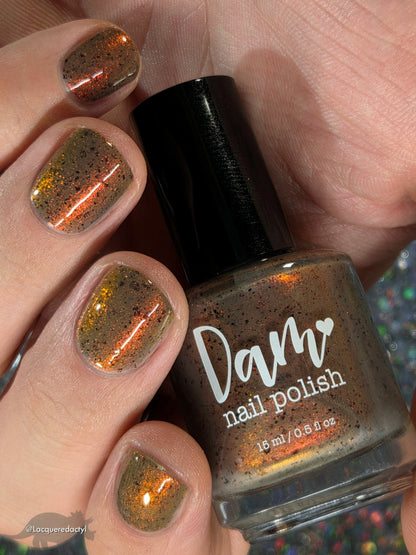 COMING SOON 10/9: Boo-kworm - Gray Nail Polish - Shimmer Nail Polish - Crelly Nail Polish - Falloween Polish Lovers Facebook Group Exclusive 2026