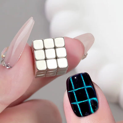 Rubiks Cube Nail Art Magnet - Dam Nail Polish