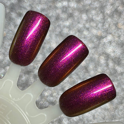 BLOODY MARY x3 - Black Nail Polish - Magnetic Nail Polish - Shimmer Nail Polish - Ghostly Collection - Halloween 2025