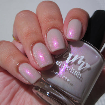 They Ghosted Me! - Taupe Nail Polish - Shimmer Nail Polish - Ghostly Collection - Halloween 2025 - Dam Nail Polish