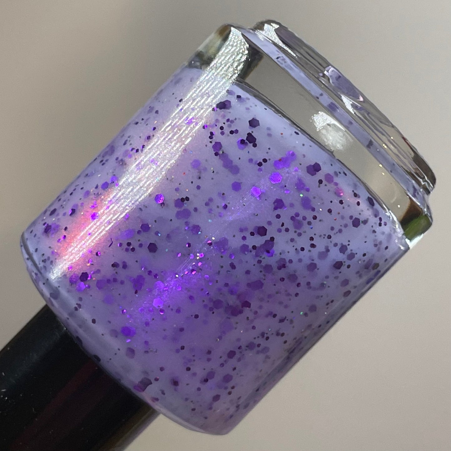 Taro Tea Wannabe - Light Purple Crelly - Glitter Nail Polish - Shimmer Nail Polish - Sweet Sips Collection - Dam Nail Polish