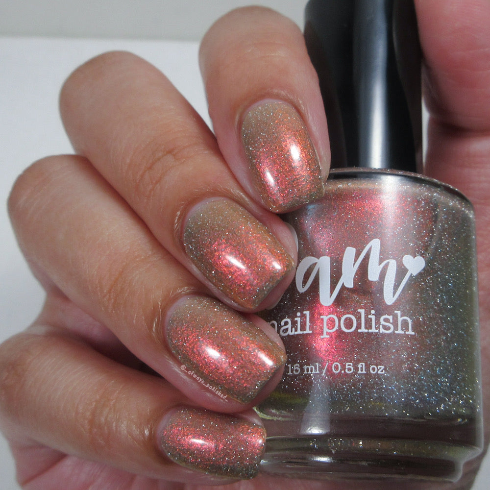 Shall We Have A Seance? - Gray Nail Polish - Reflective Nail Polish - Ghostly Collection - Halloween 2025 - Dam Nail Polish