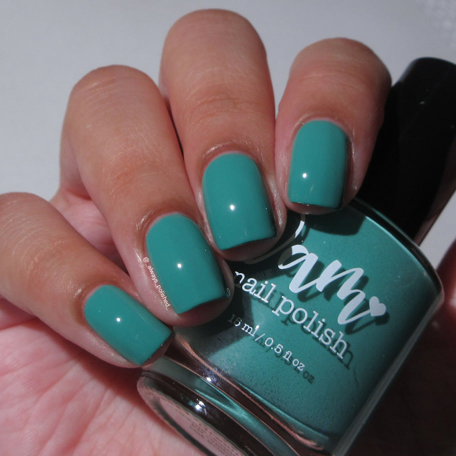 COMING SOON 10/9: Celestial Green - Green Nail Polish - Cream Nail Polish - Creme Connection Facebook Group Exclusive 2026
