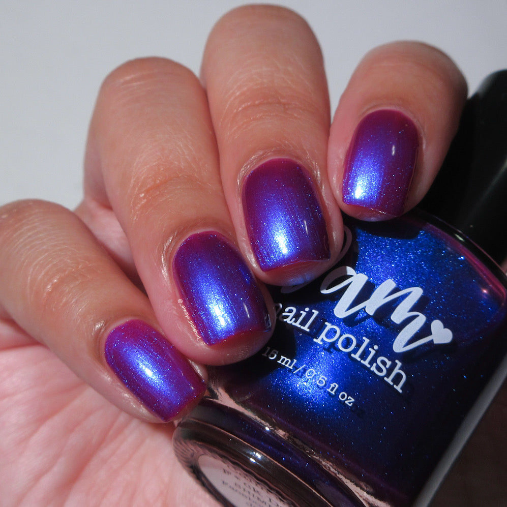 COMING SOON 5/15! Calm the F*ck Down - Purple Nail Polish - Shimmer Nail Polish - SHIMMAHS Facebook Custom 2026 - Dam Nail Polish