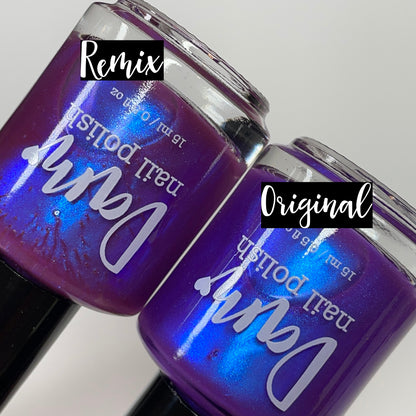Tokyo Remix - Pink Purple Shimmer Nail Polish - Remix Series