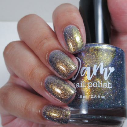 I'm Made of Magic, MFer - Purple Nail Polish - Reflective Nail Polish - October 2025 POTM - Dam Nail Polish