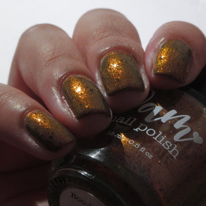 COMING SOON 10/9: Boo-kworm - Gray Nail Polish - Shimmer Nail Polish - Crelly Nail Polish - Falloween Polish Lovers Facebook Group Exclusive 2026