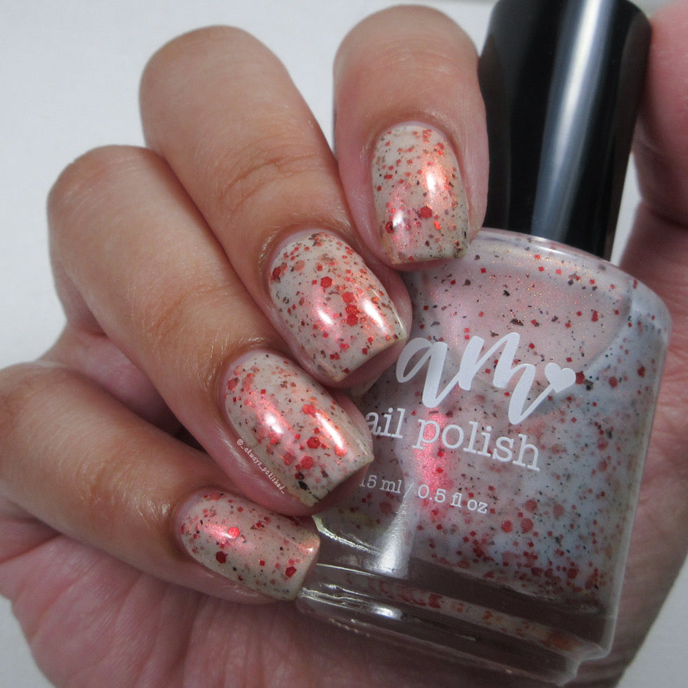 Haunted Hurricane - White Nail Polish - Crelly Nail Polish - Ghostly Collection - Halloween 2025 - Dam Nail Polish