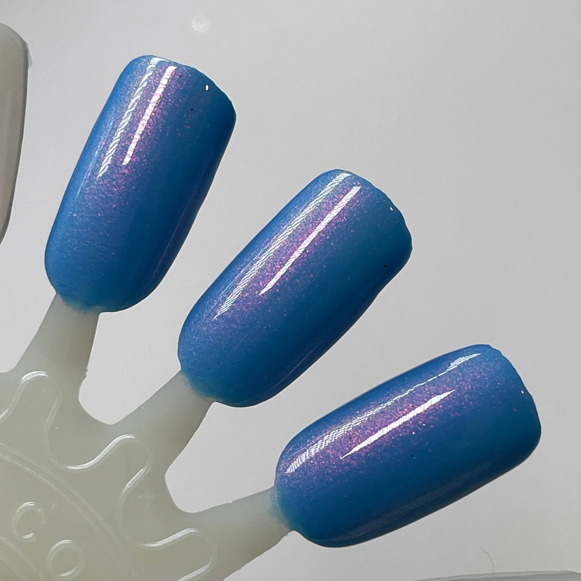 Pro Choice AF - Blue Nail Polish - Shimmer Nail Polish - Abortion Funds Charity Polish - Dam Nail Polish