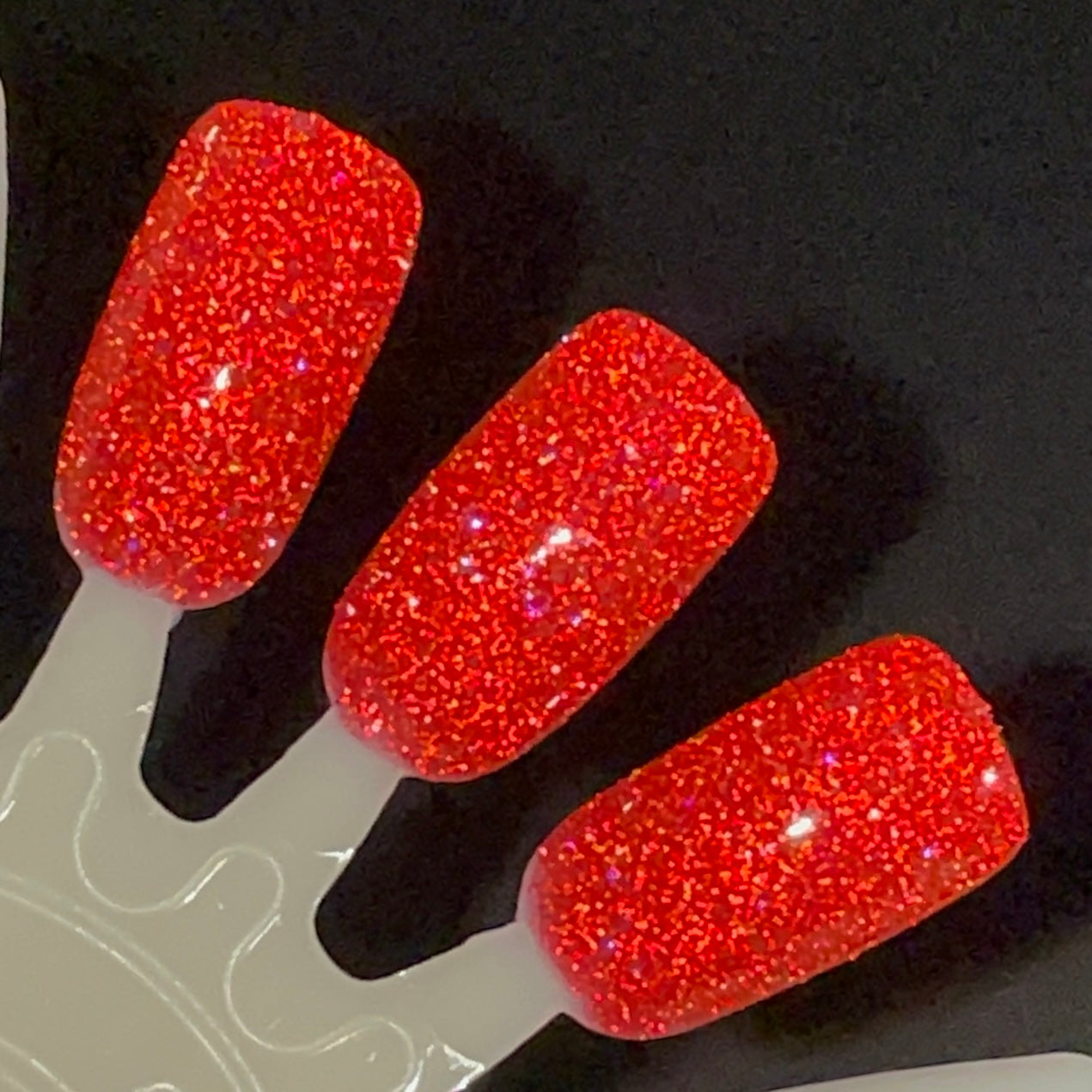 Apple Fruit Butter - Red Nail Polish - Reflective Glitter Nail Polish - Jams & Jellies Collection - Dam Nail Polish
