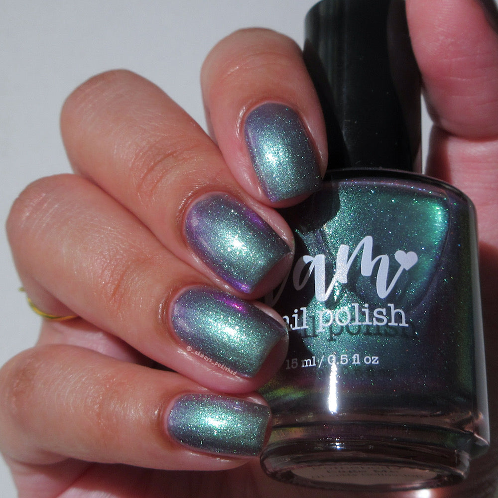 Somebody Sage Me - Gray Nail Polish - Shimmer Nail Polish - Ghostly Collection - Halloween 2025 - Dam Nail Polish