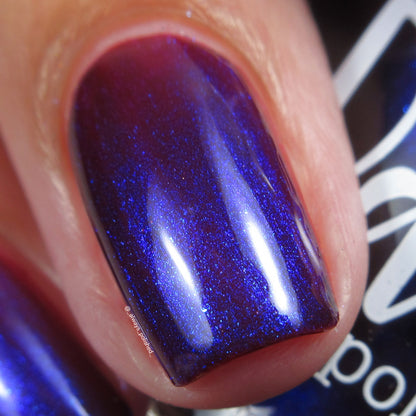 COMING SOON 10/9: Roses Are Red, Love Songs Are Blue - Red Nail Polish - Shimmer Nail Polish - Red Polish Society Facebook Group Exclusive 2026