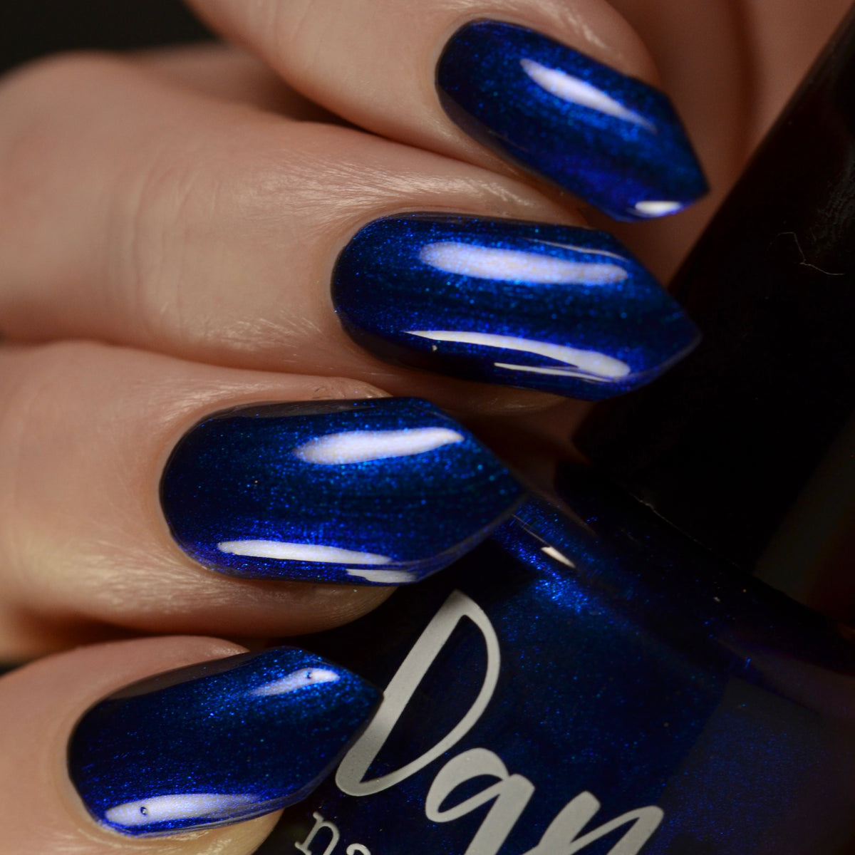 COMING SOON 10/9: Thunderbolt - Black Nail Polish - Shimmer Nail Polish - Polished Jewel Society Facebook Group Exclusive 2026