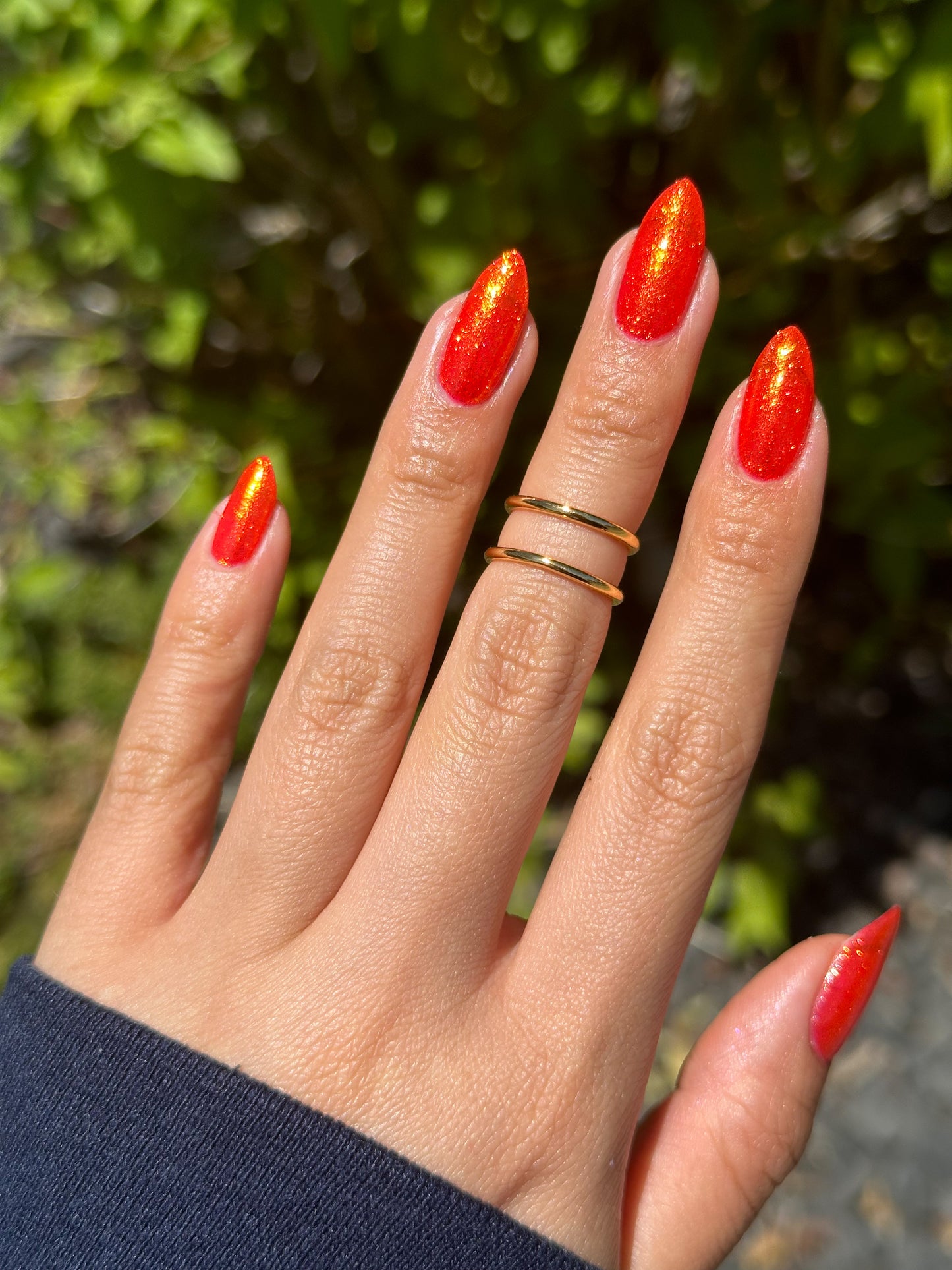 Dani Cali - Red Shimmer Nail Polish - Bonus Track Collection - Dam Nail Polish