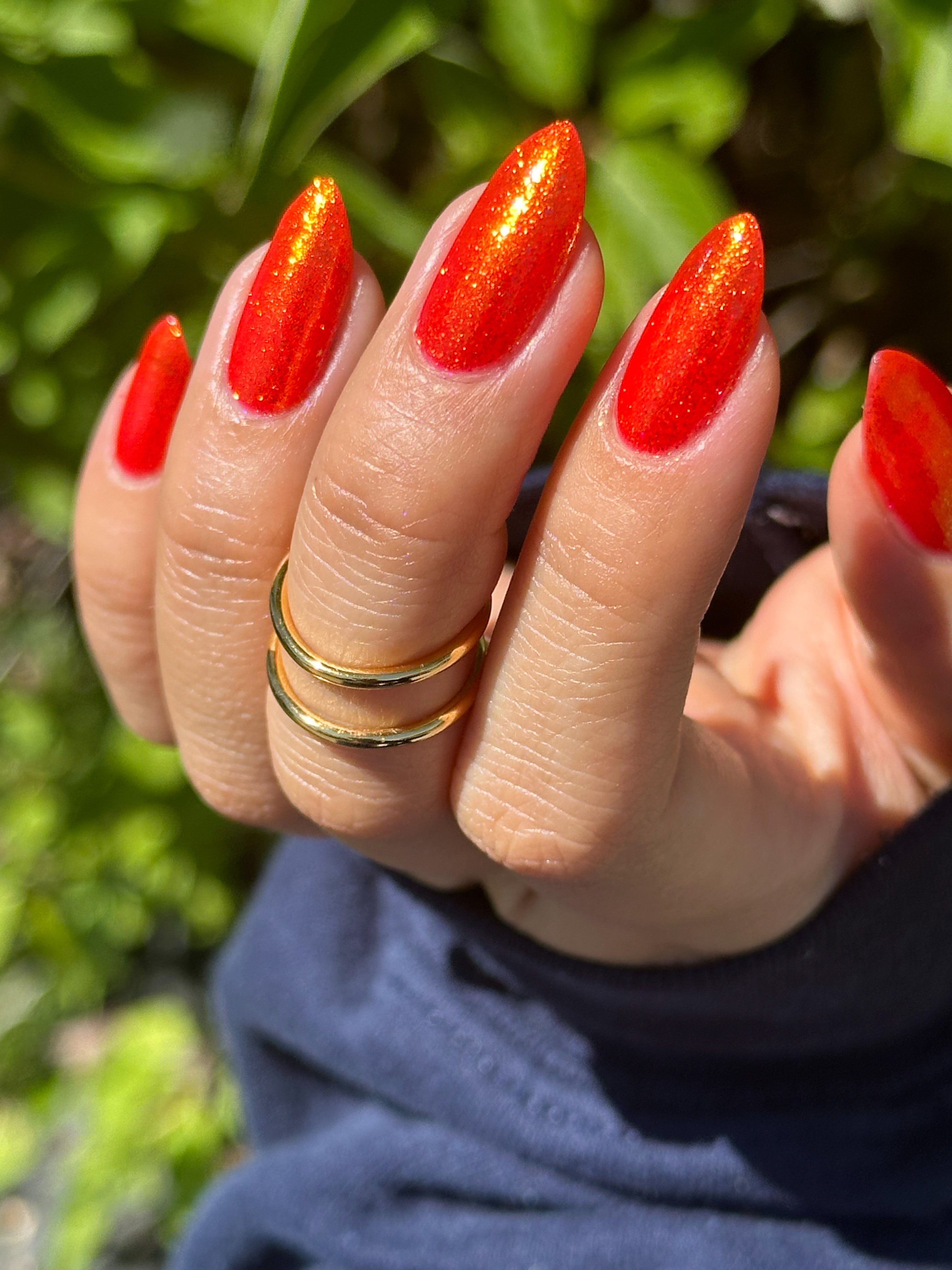 Dani Cali - Red Shimmer Nail Polish - Bonus Track Collection | Dam