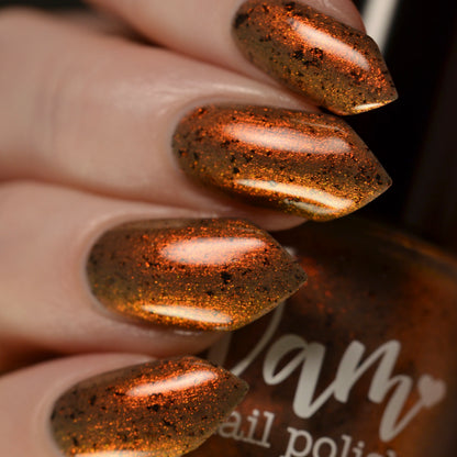 COMING SOON 10/9: Boo-kworm - Gray Nail Polish - Shimmer Nail Polish - Crelly Nail Polish - Falloween Polish Lovers Facebook Group Exclusive 2026